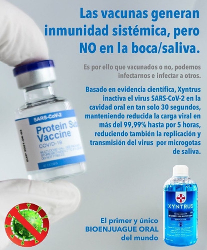 Bioenjuague Bucal Sin Alcohol Xyntrus Brix Covid Bacterias