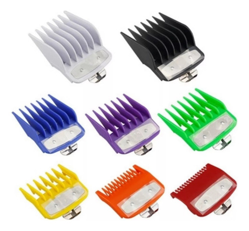 Set Alzas Peines X 8 Para Maquina De Corte Barberia Varios