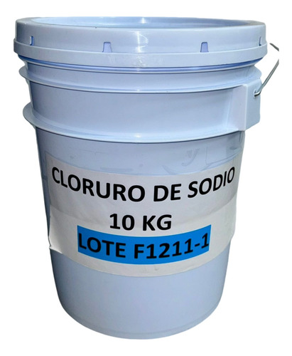 Cloruro De Sodio R. A. De 10 Kg