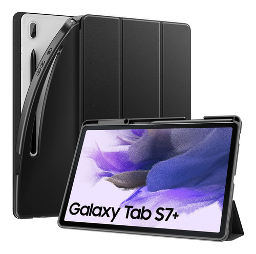 Imagen 1 de 10 de Case Galaxy Tab S7 Plus 12.4 T970 T975 Funda Con Pen Holder