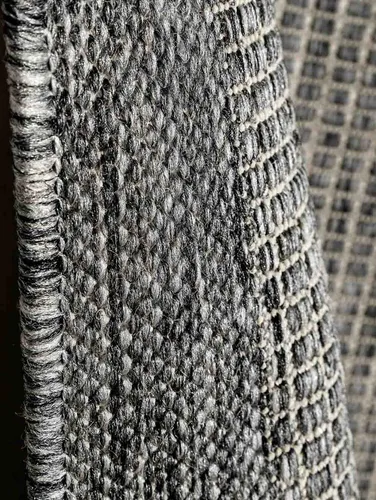 Alfombra Exterior Gris Tipo Yute 230 X 160 Cm Mihran +