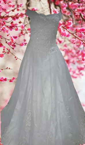 Vestido De Noiva Modelo Princesa Com Cauda - Maneq 36 A 40