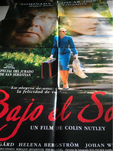 Poster Bajo El Sol -elena Bergstrom -cine Aleman 2000