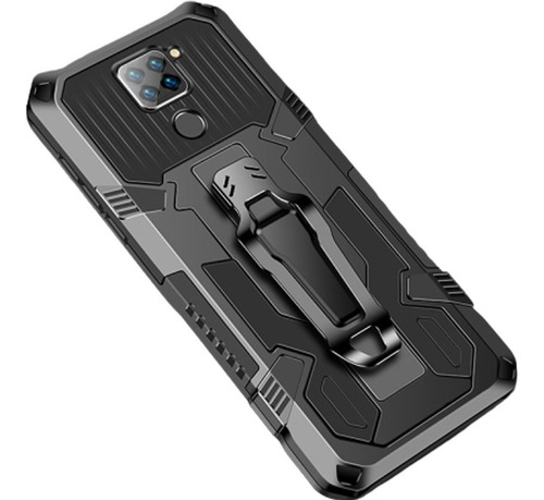 Imagem 1 de 6 de Capa Capinha Case Armadura Com Clip Suporte Imã Redmi Note 9