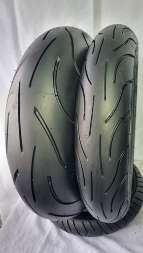 Par De Pneu Michelin Pilot Power 190/55 17 E 120/70 17 (Usado)