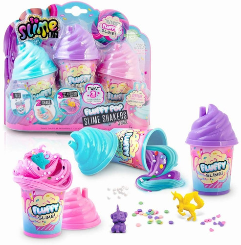 New Slime Shaker Fluffy 3-pack