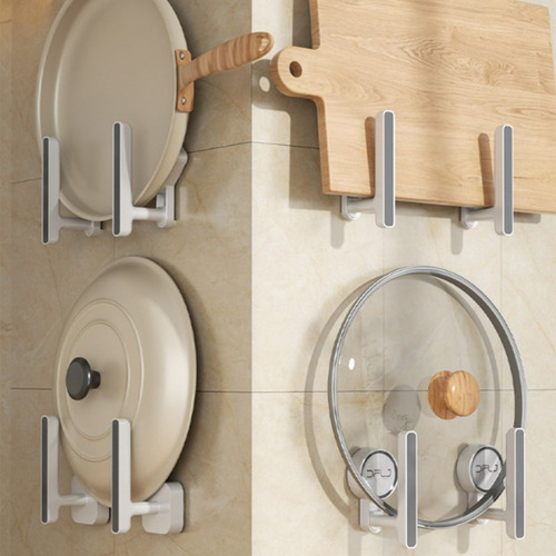 Sartenes Kitchen, Montada En La Pared, No Perforada, Con Fon