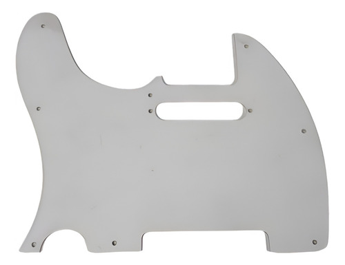 Pickguard Para Guitarra Telecaster Blanco Tricapa Diseño Lisa