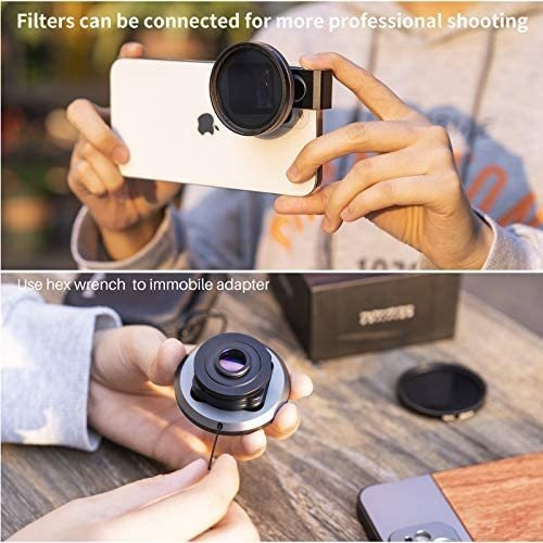 Imagen 2 de 6 de Ulanzi 1.55xt Lente Anamórfica Cine Camara Telefono
