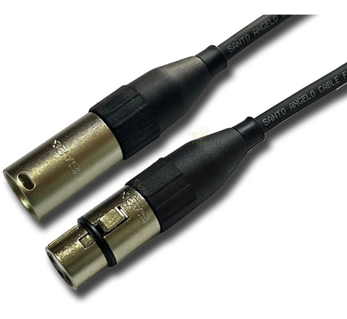 Cabo Microfone Santo Angelo Xlr Femea 1 Metro (sa2x)