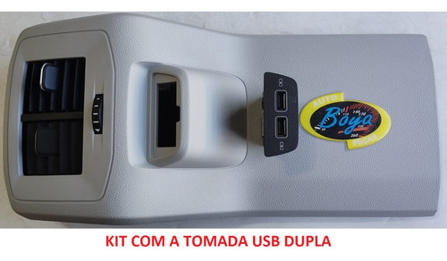 Cobertura Traseira Console T-cross Após 2018 Com Tomada Usb