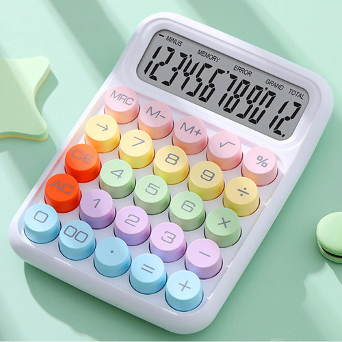 Calculadora De Escritorio Calculadora De Botón Mecánico De