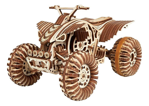 Wood Trick Quad Bike 3d Wooden Puzzles Para Adultos Y Niños 