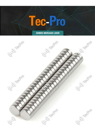 Imagen 4 de 8 de 10 Imanes De Neodimio 5x3 Mm Super Potentes