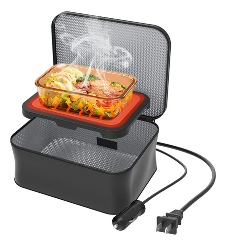 Mini Horno Portátil Tn Tonny 12 V Lonchera Eléctrica Calenta Negro
