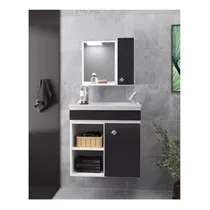 Comprar Juego De Baño - Mueble Aereo - Puertas Espejo Y Bacha 