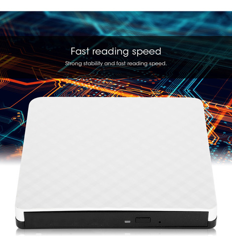 Unidade Óptica Usb3.0 Gravador De Dvd Externo 3.0