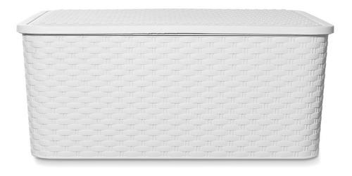 Imagen 6 de 10 de Caja Organizadora Simil Rattan Grande Xl Pack X 4 Premium