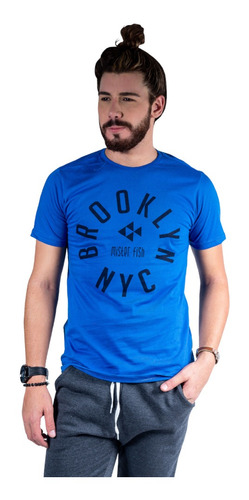 Camiseta Estampado Brooklyn Nyc Top