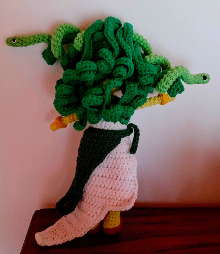 Muñeca Medusa Amigurumi Crochet
