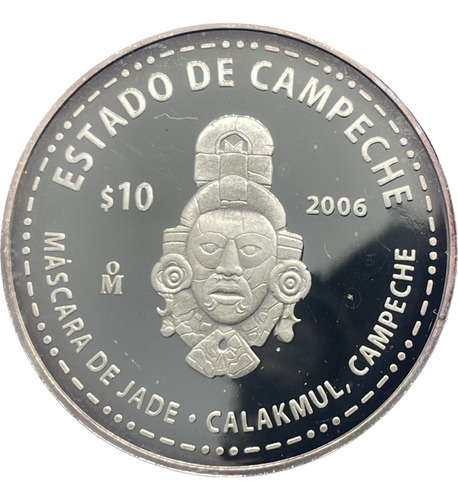 Moneda De Los Estados, Campeche Segunda Fase, Onza Plata