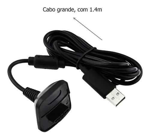 Batería del mando Xbox 360 y 1 cable de carga de 1,4 m, voltaje de entrada de 2,7 V de salida