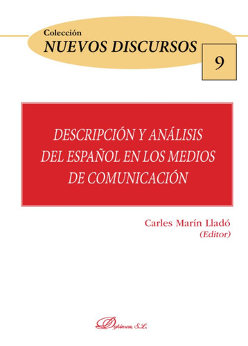 Libro: Descrição E Análise Do Espanhol Nos Meios De Comunica