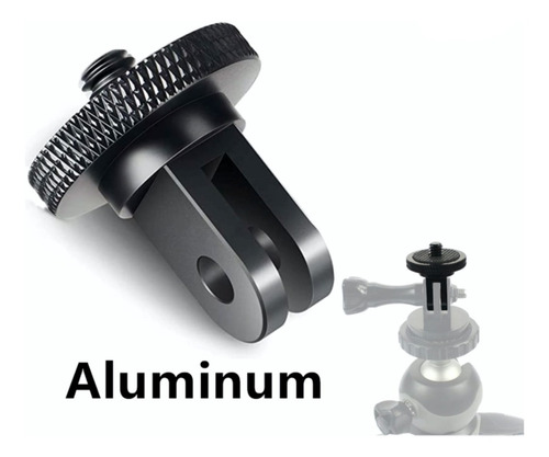 Imagen 1 de 9 de Tornillo 1/4 Pulgadas Adaptador Aluminio Para Cámaras
