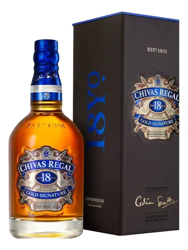 Whisky 18 anos gold sgnature 750ml Chivas Regal | Frete grátis Whisky 18 anos gold sgnature 750ml Chivas Regal | Frete grátis