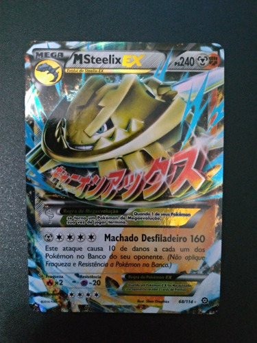 Card Pokemon Mega Steelix Ex 