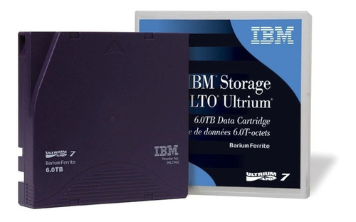 Cinta Ultrium Ibm Lto 7 Capacidad 6tb / 15tb  Reescribible