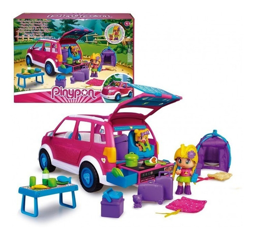 Pinypon Coche De Camping C/ Accesorios - E.full