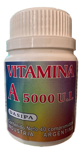 Vitamina A (40 Compr) 500 U.i. Laboratorio Dasipa - Dw