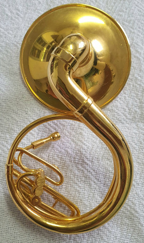 Miniatura De Sousaphone (tuba) Réplica Perfeita C/ Estojo