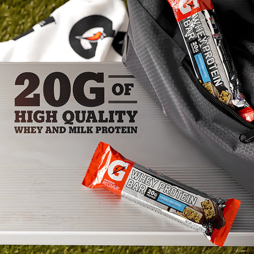Barras De Proteína Gatorade Paquete De 12 Unidades 20g Prote Sabor Cookies And Cream
