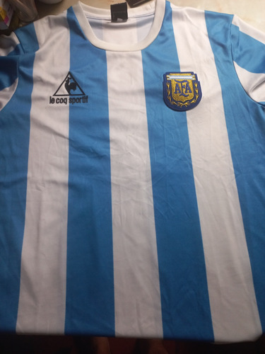 Camiseta Retro Selección Argentina 86 Diego Maradona Talle L