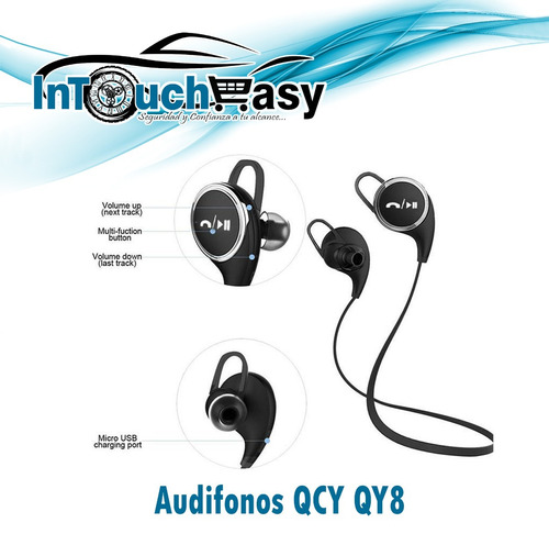 Audifono Bluetooth 4.1 Qcy Qy8 + Estuche Qcy Original