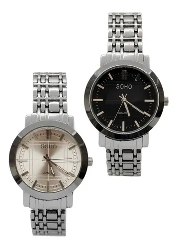 Reloj Pulsera Dama Anal gico Malla Metal Soho Ch407 Cuotas sin