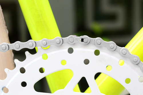 Zonkie - Cadena De Bicicleta De Una Sola Velocidad De 1/2 X