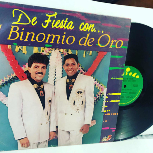 El Binomio De Oro Lp Vinyl De Fiesta  Vallenato Eilcolombia