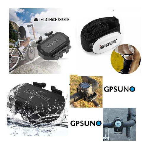 Kit De Ciclismo Banda + Sensores + Soporte P Relojes Garmin