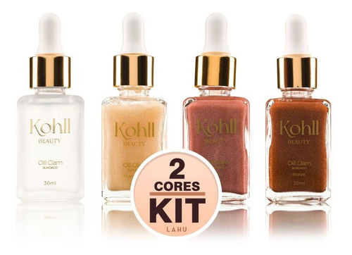 Imagem 1 de 5 de Óleo De Blindagem Natane Rosa Pele Blindada Kohll Kit Com 2