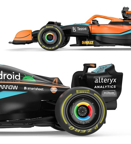 Miniatura Fórmula 1 Mclaren #4 Lando Norris (2022) - 1/24