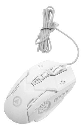 Ratón Luminoso Para Juegos Con Cable Usb Y Silenciador Para