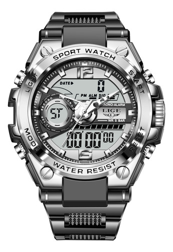 Reloj Digital Deportivo A Prueba De Agua Para Hombre