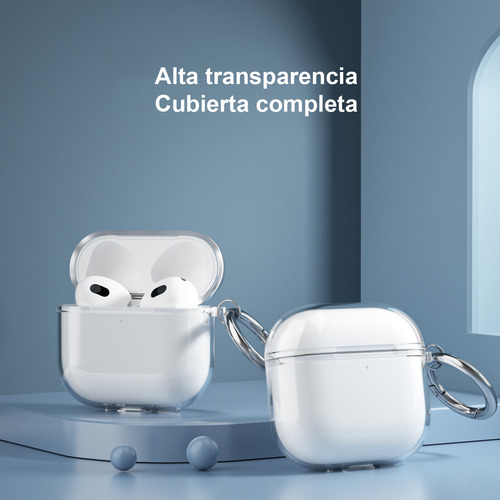 Funda Transparente Para AirPods 4 - Tpu - Case Resistente