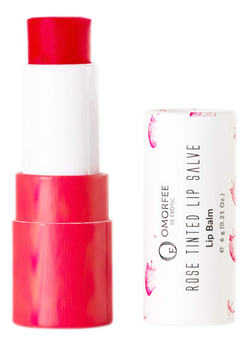 Omorfee - Lpiz Labial 100% Orgnico, Pintalabios Con Rosa, Sa