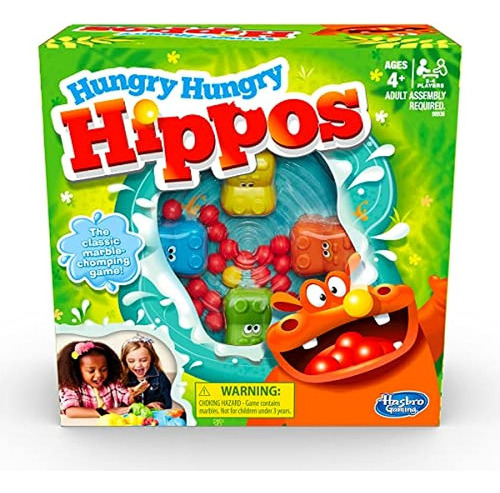 Juego De Mesa Hungry Hungry Juguete Familiar Hippos ;o