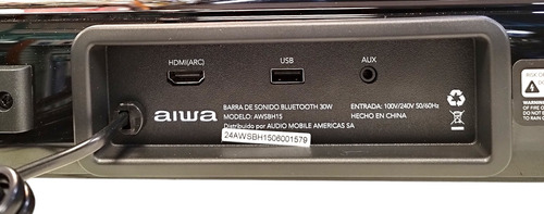 Barra De Sonido Mini Con Bluetooth 30w Aiwa