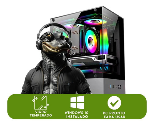 Computador Gamer Amd Ryzen Ram 16gb Ddr4 Ssd 480gb